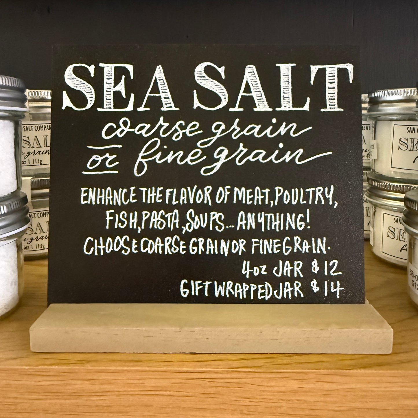 All Natural Sea Salt – Fine & Coarse Grain – Gourmet Cooking Salt – Pure Artisan Sea Salt