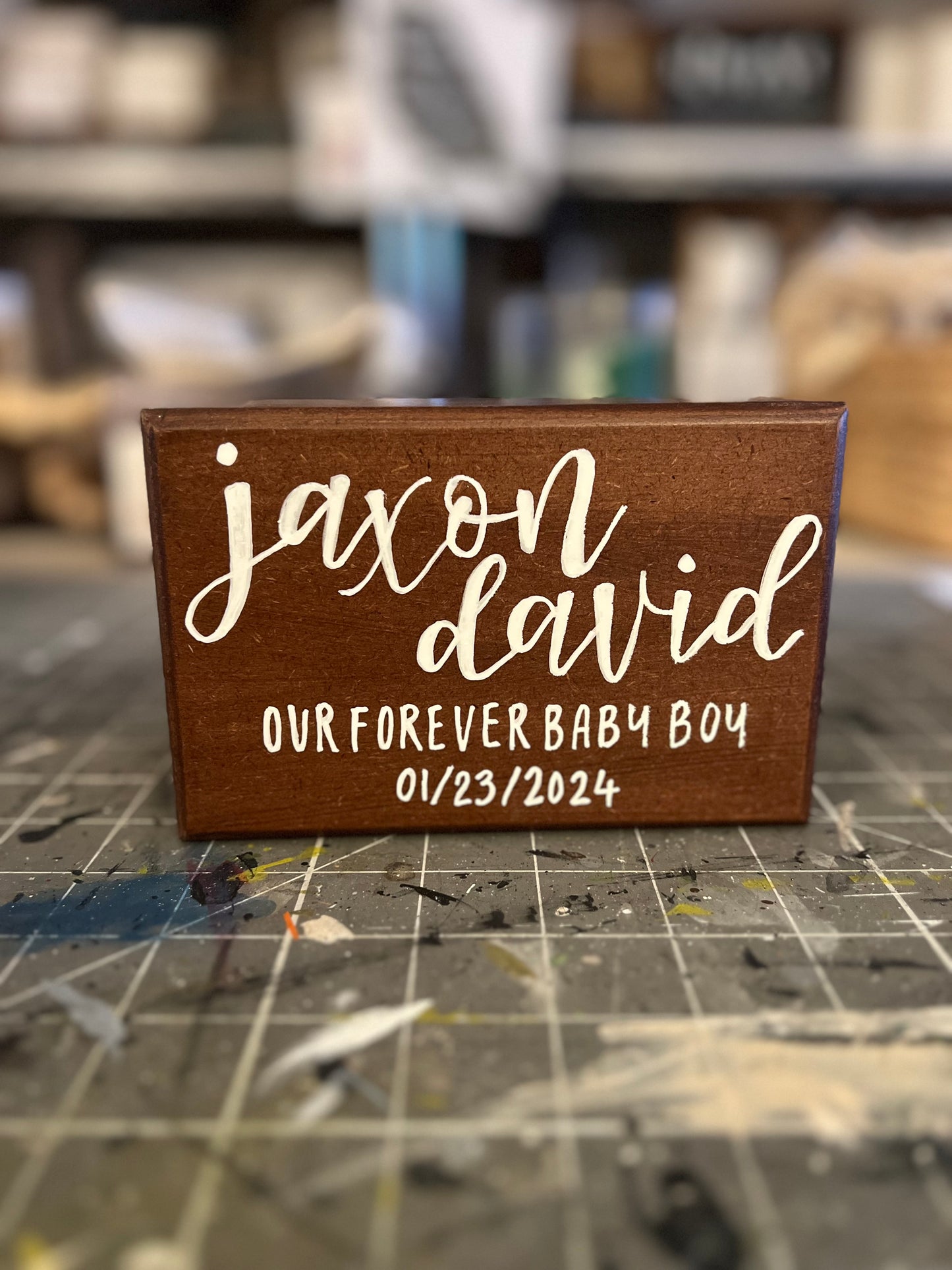 Baby Urn for Ashes | Infant Urn | Small Wooden Cremation Urn | Miscarriage Urn | Stillborn Memorial Box