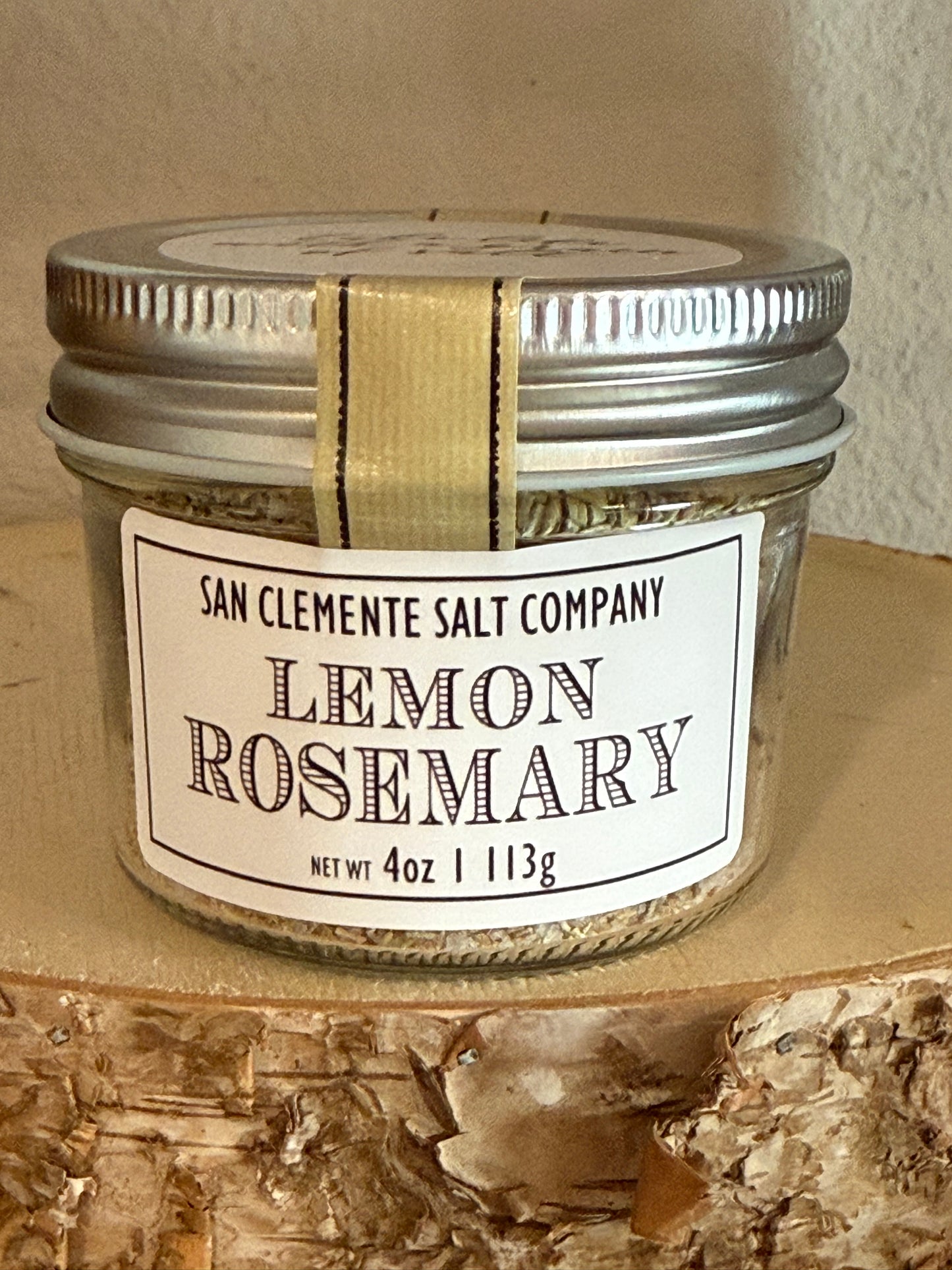 Lemon Rosemary Sea Salt - All Natural Gourmet Finishing Salt