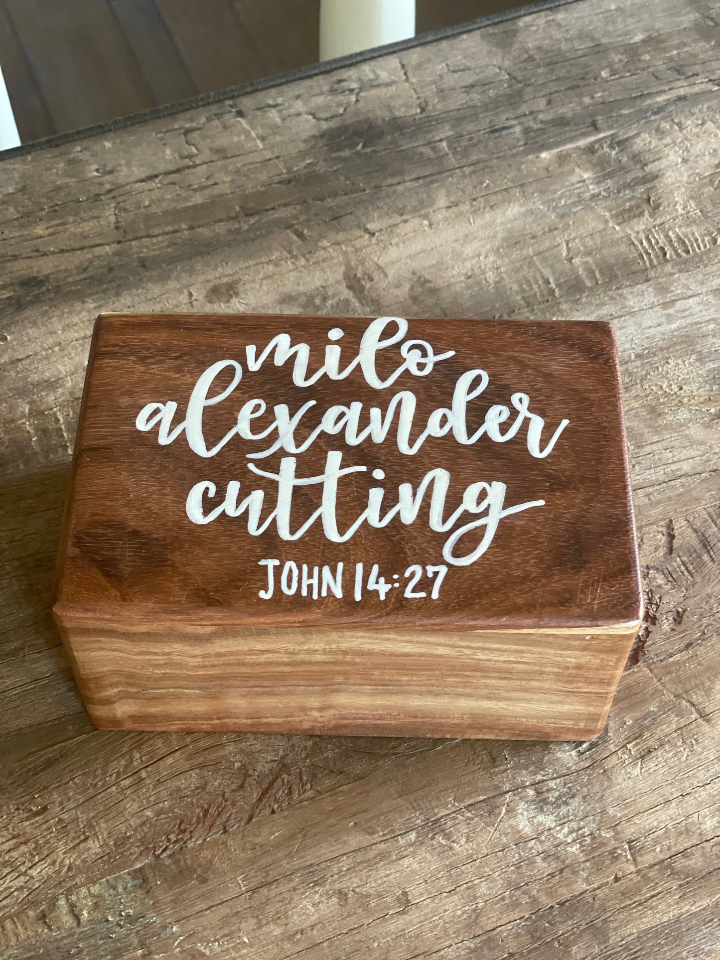 Baby Urn for Ashes | Infant Urn | Small Wooden Cremation Urn | Miscarriage Urn | Stillborn Memorial Box