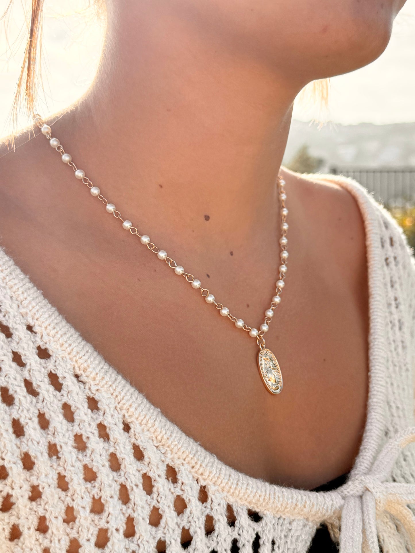 Virgin Mary Pendant | Faith Jewelry for Women | Religious Gift