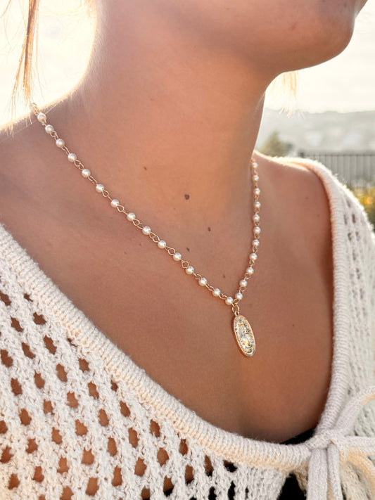 Virgin Mary Pendant | Faith Jewelry for Women | Religious Gift