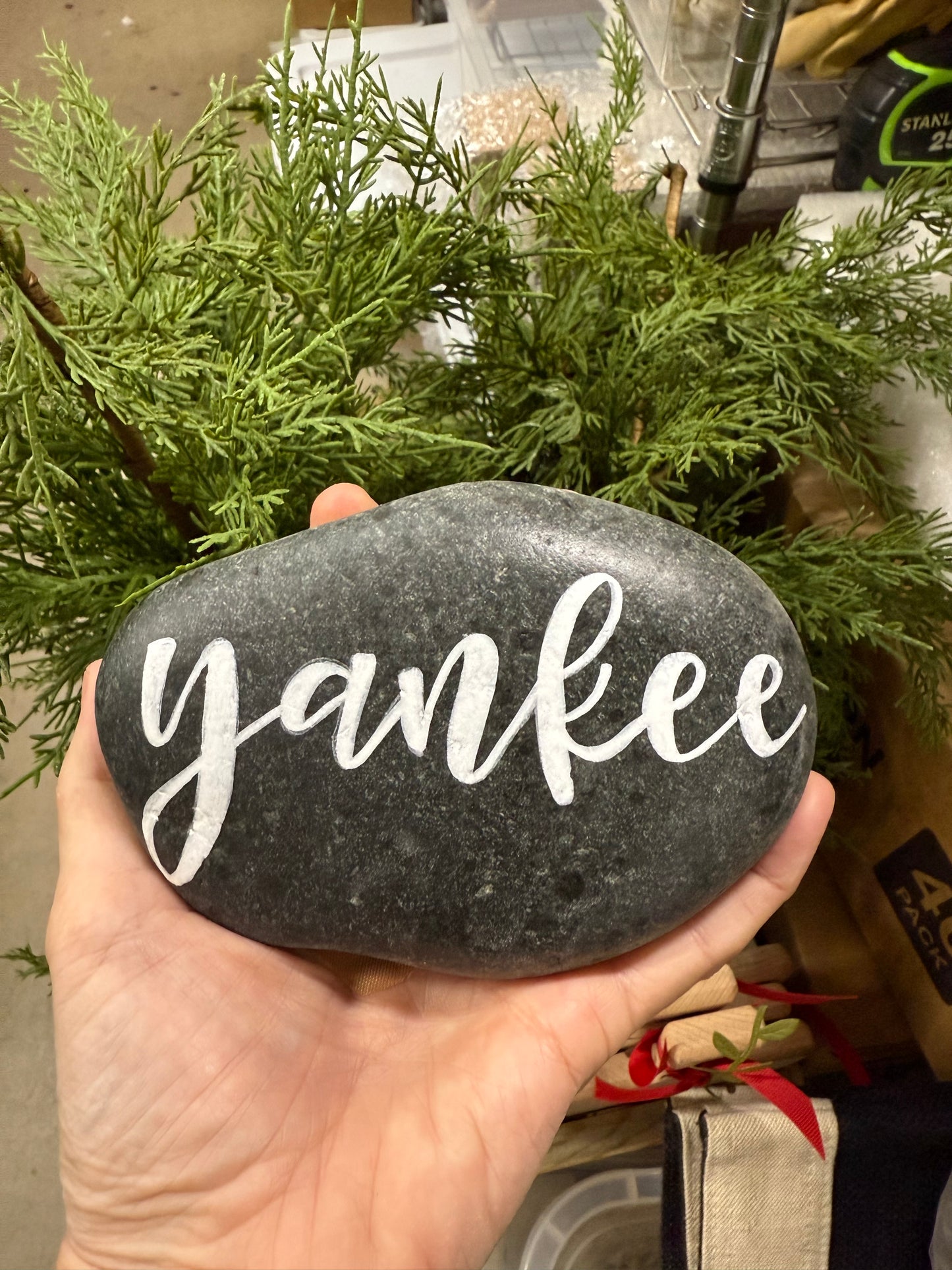 Hand Painted Pet Memorial Stone | Dog Loss Sympathy Gift