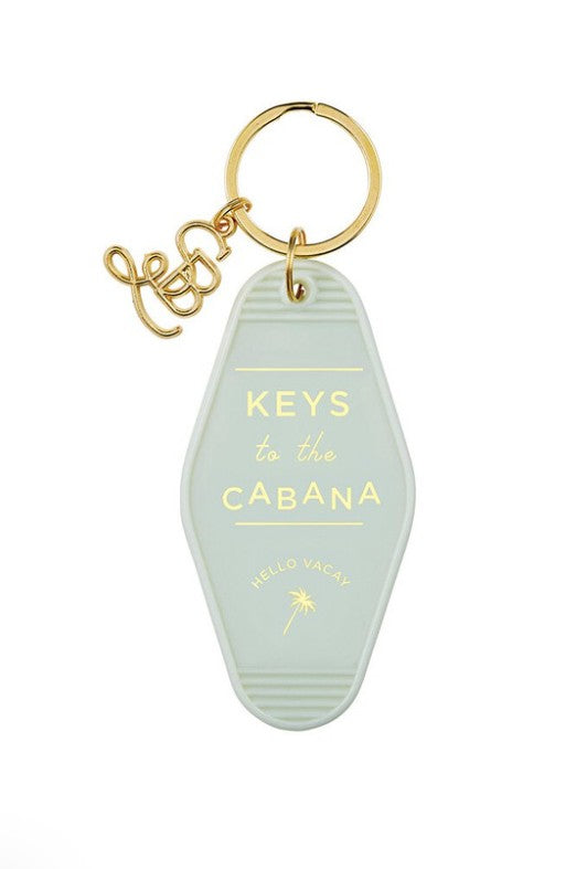 Keys to the Cabana - Vintage Motel Keychain