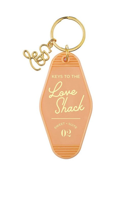 Keys to the Love Shack Keychain - Vintage Motel Keychain